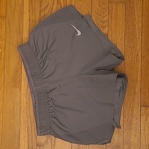 Gray Nike dry fit athletic shorts
